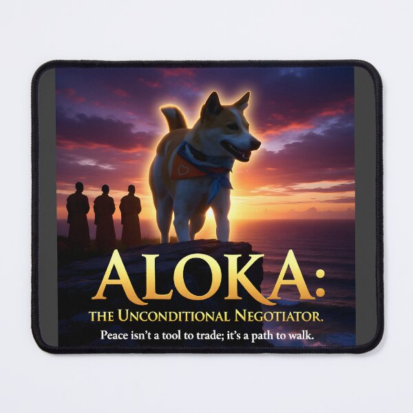 Item preview, "ALOKA: Unconditional Negotiator, Peace isn't a tool to trade: It's a Path to Walk" designed and sold by Creative-RE.