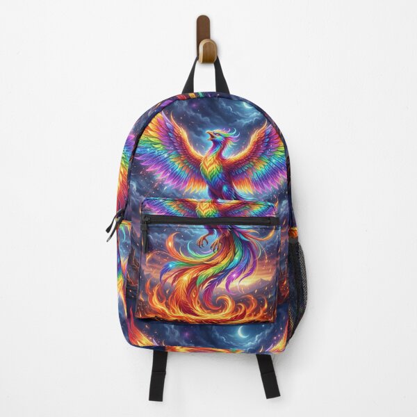 Item preview, Phoenix Rising - Rainbow Fire Bird - Mythical Fantasy Art designed and sold by Novas-Place.