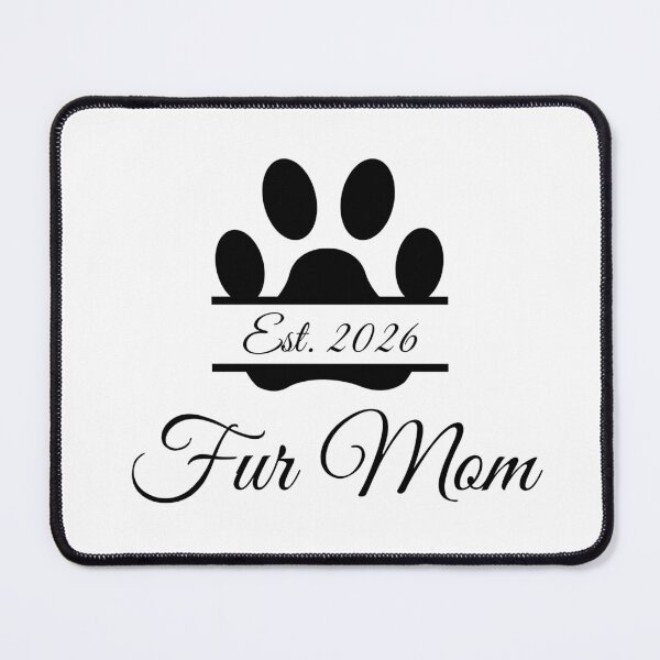 Item preview, Fur Mom Est. 2026 (Horizontal Design) designed and sold by jeweleddesigns.