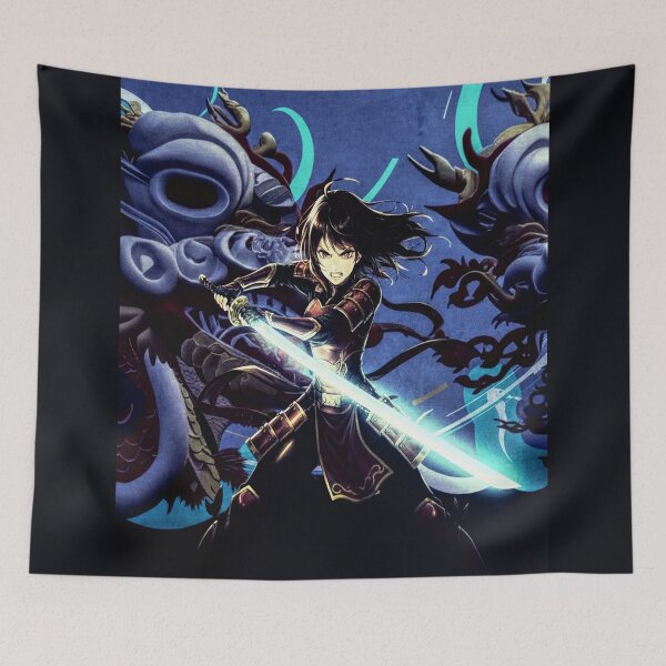 Item preview, anime girl  anime warrior  mystical anim designed and sold by  Mudikeys.