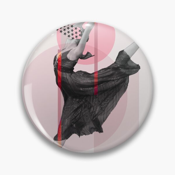Item preview, Ballet Star - Pink and Black Geometric Collage designed and sold by Arthur Loeuil.