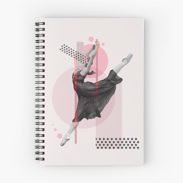 Item preview, Ballet Star - Pink and Black Geometric Collage designed and sold by Arthur Loeuil.
