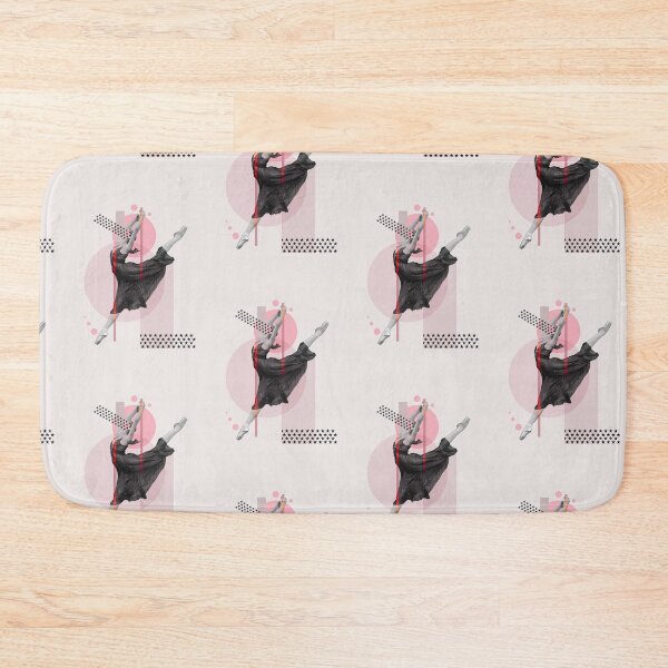 Item preview, Ballet Star - Pink and Black Geometric Collage designed and sold by Arthur Loeuil.