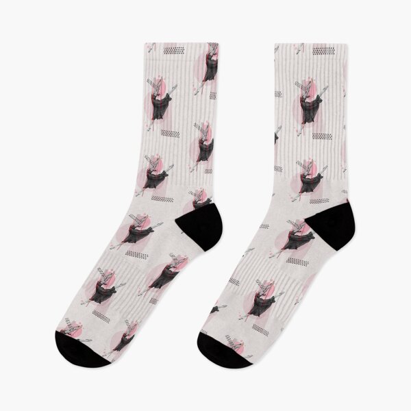 Item preview, Ballet Star - Pink and Black Geometric Collage designed and sold by Arthur Loeuil.