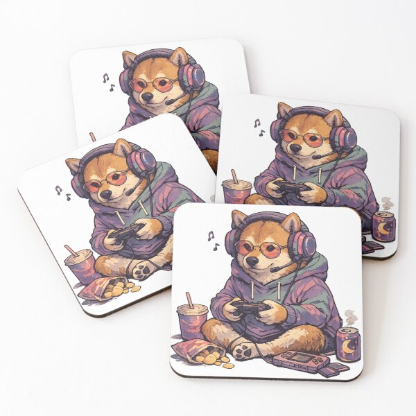 Item preview, Shiba Gamer: Retro Gaming Night Session designed and sold by NextNoob485.