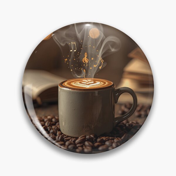Item preview, Cozy Coffee & Music Symphony Art  designed and sold by Market line.