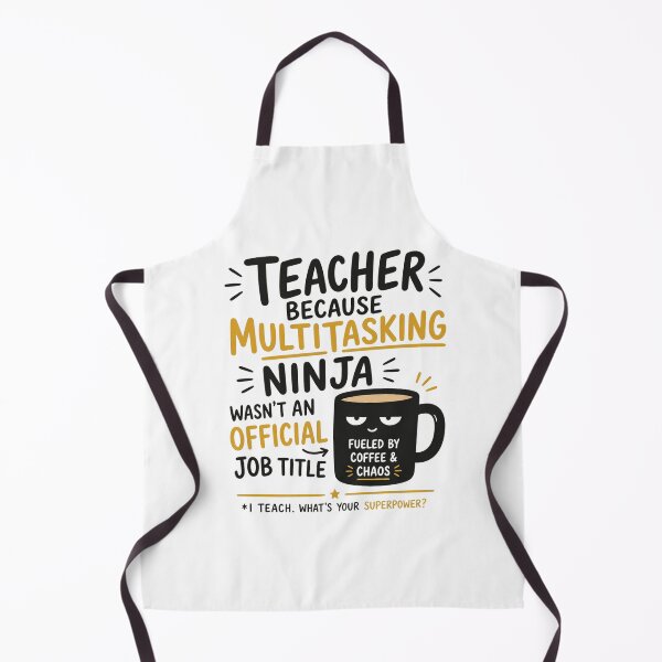 Item preview, Teacher Life – Multitasking Ninja Funny Design designed and sold by ColorNest Designs.