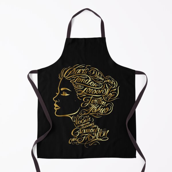 Item preview, Golden Fashion Icon: Paris Milan Tokyo London Calligraphy designed and sold by MalisoStickers.