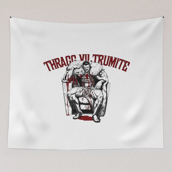 Item preview, Thragg on Throne Viltrumite War King Invincible Fan Art designed and sold by Polarisofficial.
