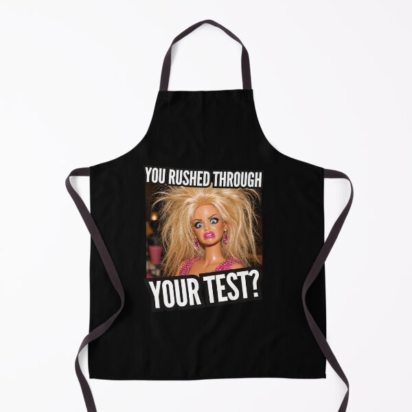 Item preview, You Rushed Through Your Test Funny Reaction Meme Doll Face designed and sold by LunaMagicStudio.