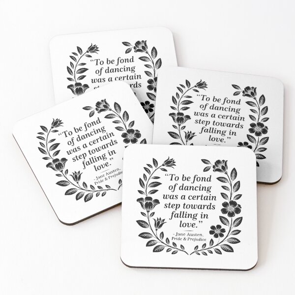 Item preview, To Be Fond Of Dancing Was A Certain Step Towards Falling In Love. designed and sold by theartfulaspie.