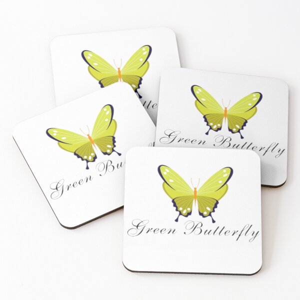 Item preview, Green Butterfly Aesthetic Design | Transformation Symbol | Minimal Nature Art designed and sold by PixelVibe Art.