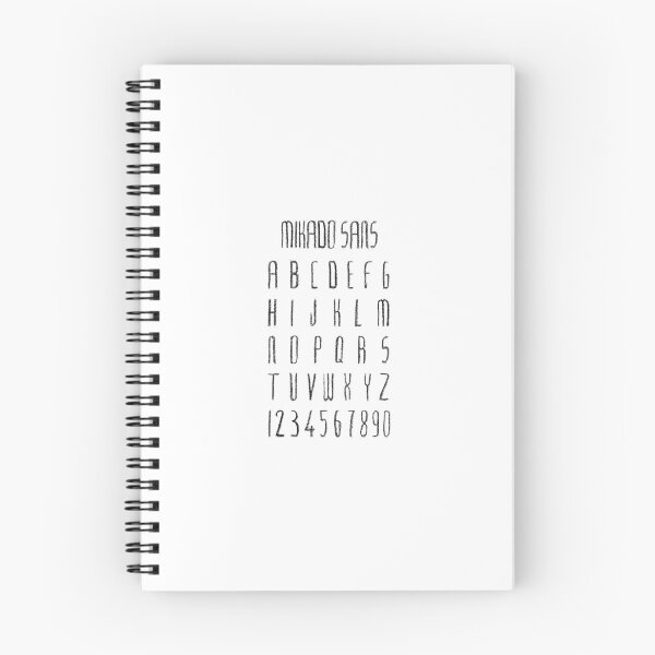 Item preview, Mikado Sans - Handmade Typographic Alphabet designed and sold by Arthur Loeuil.