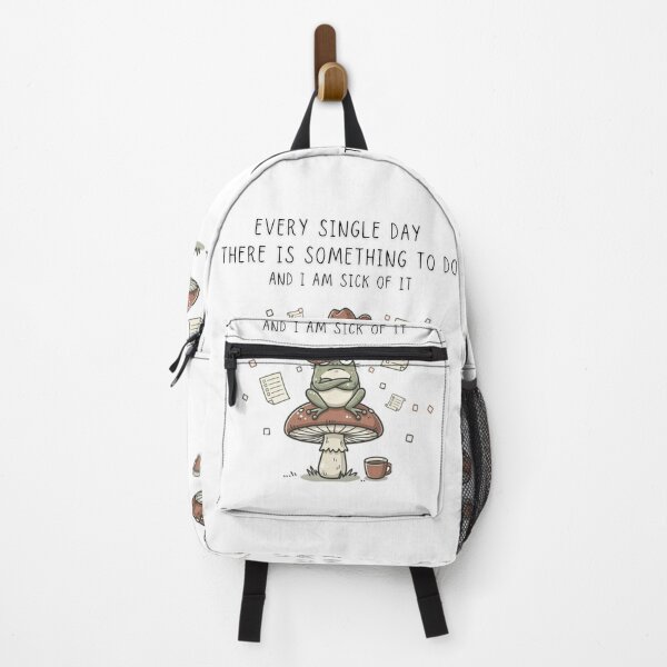 Item preview, Every Single Day There Is Something To Do And I Am Sick Of It Frog Tee - Digital Art designed and sold by Panom Suavichien.