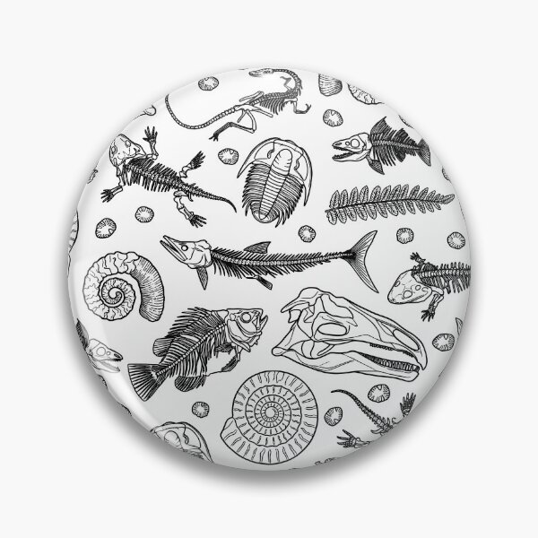 Item preview, Fossil Lover Collector Natural History Paleontology Pattern designed and sold by GrandeDuc.