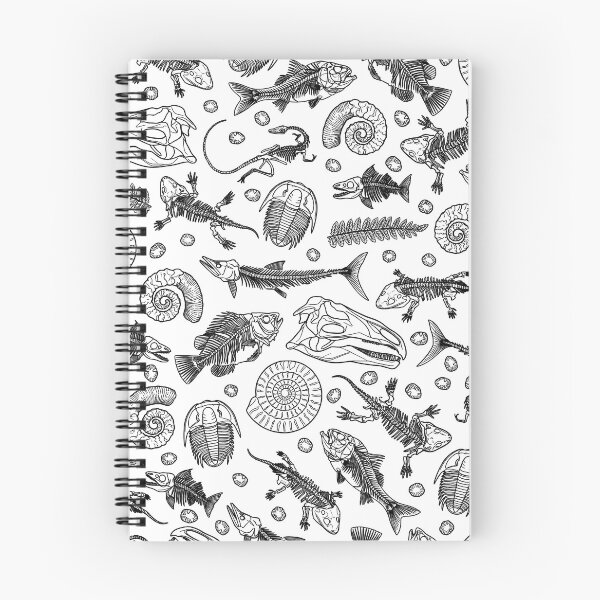 Item preview, Fossil Lover Collector Natural History Paleontology Pattern designed and sold by GrandeDuc.