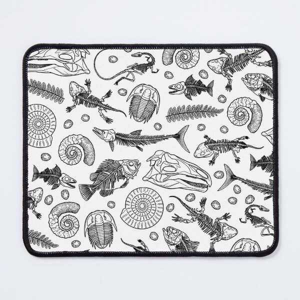 Item preview, Fossil Lover Collector Natural History Paleontology Pattern designed and sold by GrandeDuc.