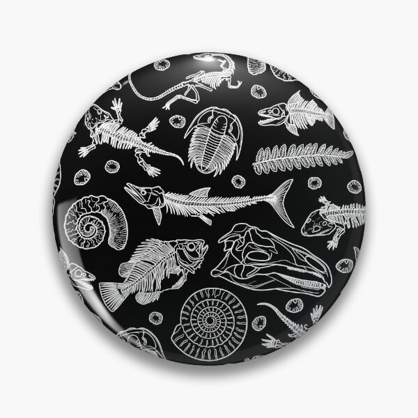 Item preview, Fossil Lover Collector Natural History Paleontology Pattern designed and sold by GrandeDuc.