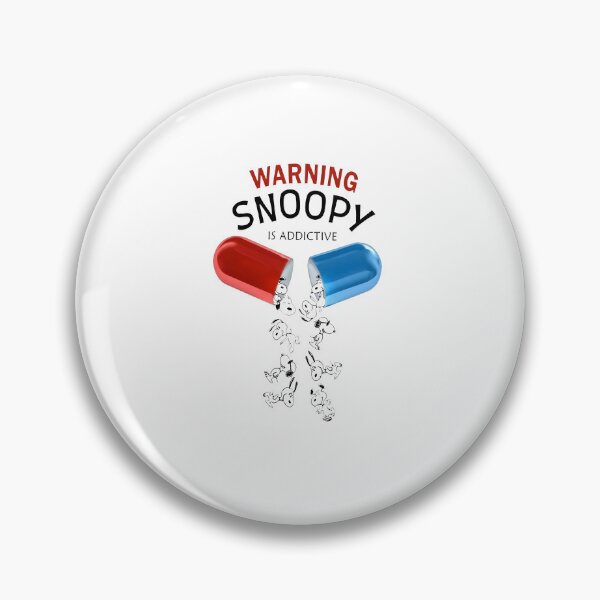 Item preview, warning snoopy is addictive designed and sold by oran9e.