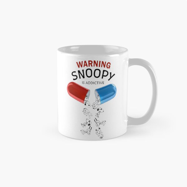 Item preview, warning snoopy is addictive designed and sold by oran9e.