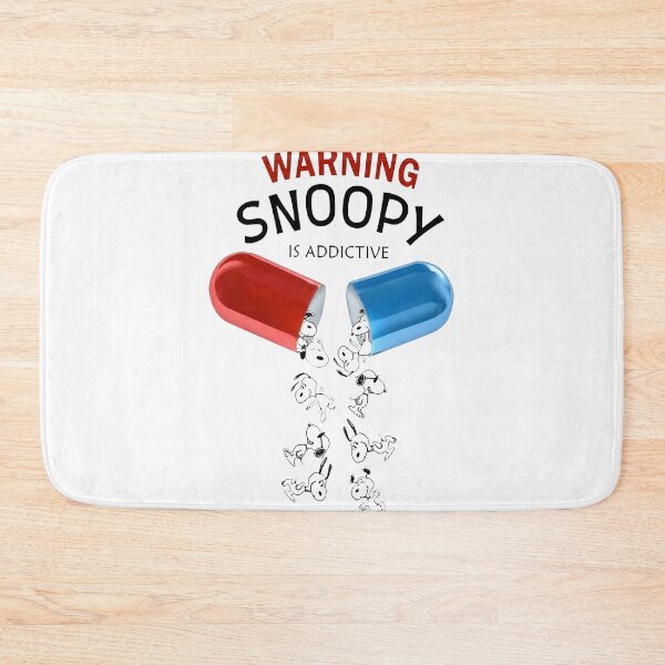 Item preview, warning snoopy is addictive designed and sold by oran9e.