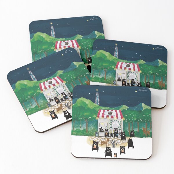 Item preview, hao illustration - Formosan Black Bears and Their Favorite Pâtisserie designed and sold by hao illustration.