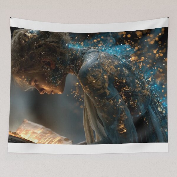 Item preview, Dark Fantasy Mage – Magical Energy Awakening designed and sold by EchoWave11.