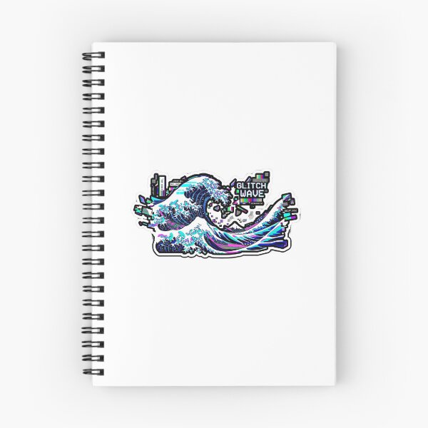 Item preview, Venti Glitch Wave Vaporwave Sticker Design designed and sold by Venti waves.
