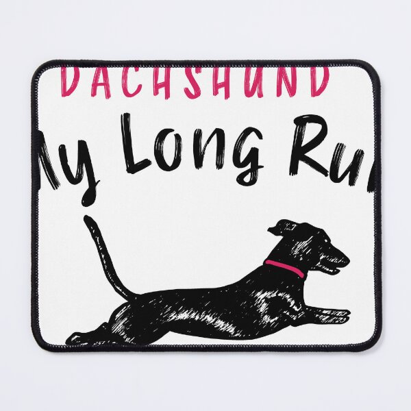 Item preview, Dachshund My Long Run Funny Dog Lover Shirt Sausage Dog Running Design designed and sold by BlankPaper Clothing.