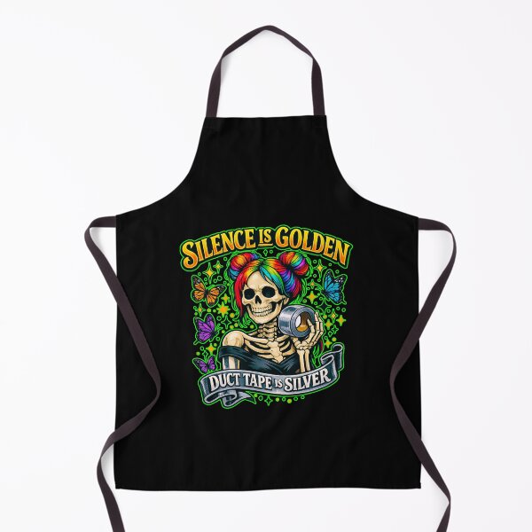 Item preview, Silence Is Golden Duct Tape Is Silver  designed and sold by WoodburyLake.