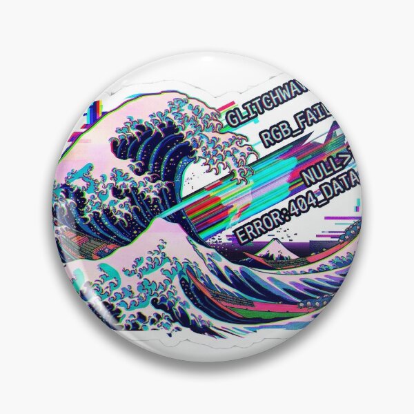 Item preview, Venti Waves Neon Glitch Aesthetic Art designed and sold by Venti waves.