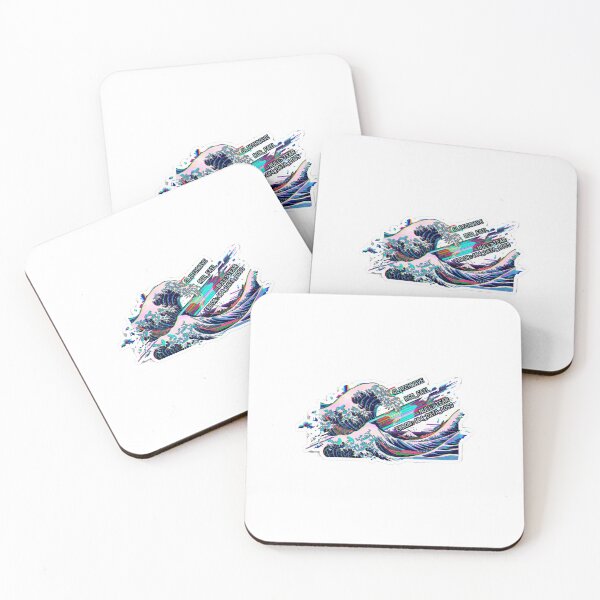 Item preview, Venti Waves Neon Glitch Aesthetic Art designed and sold by Venti waves.