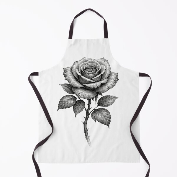 Item preview, Rose Flower Sketch – hand drawn pencil illustration designed and sold by Mac Sketches.