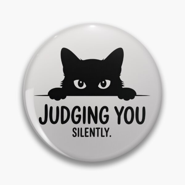 Item preview, JUDGING YOU SILENTLY - CAT designed and sold by 123ks.