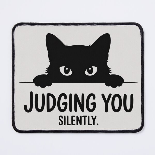 Item preview, JUDGING YOU SILENTLY - CAT designed and sold by 123ks.