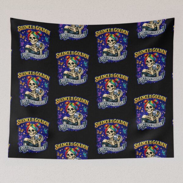 Item preview, Silence Is Golden Duct Tape Is Silver  designed and sold by WoodburyLake.