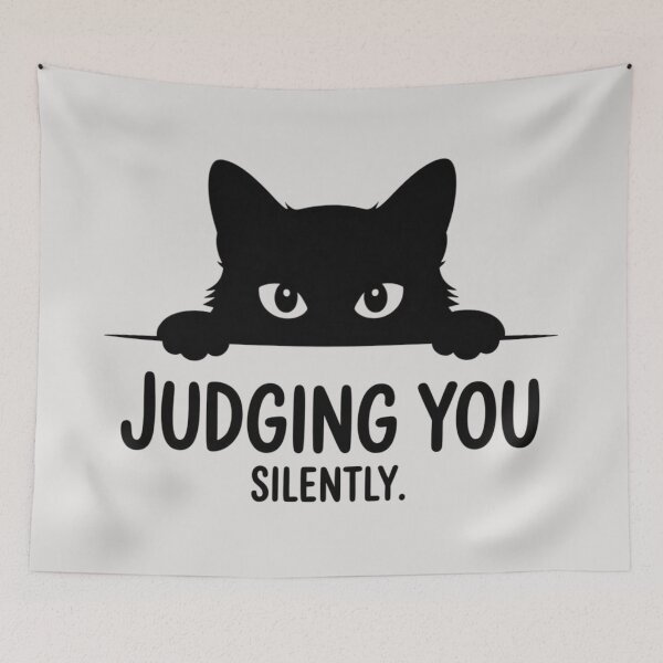Item preview, JUDGING YOU SILENTLY - CAT designed and sold by 123ks.