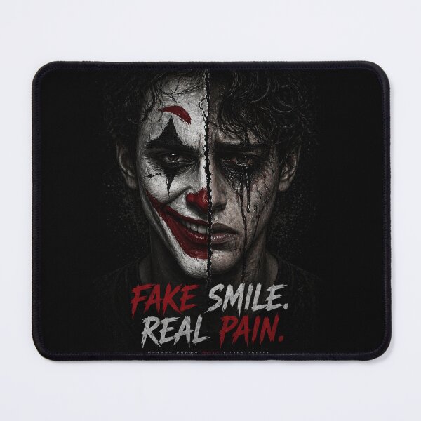 Item preview, “Fake Smile, Real Pain: The Truth Behind Every Forced Expression designed and sold by LOLKart.