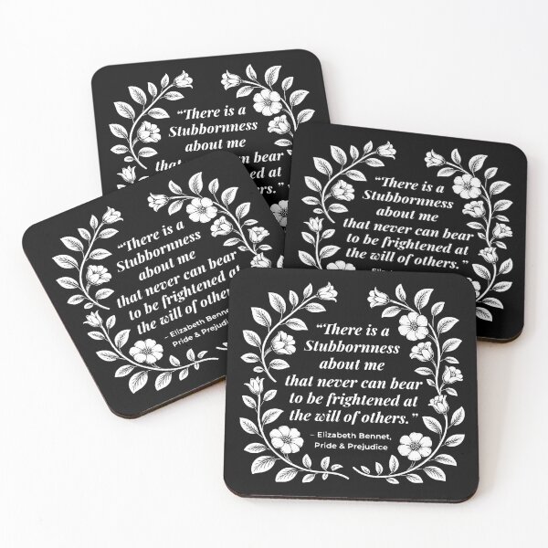 Item preview, There Is A Stubbornness About Me That Never Can Bear To Be Frightened At The Will Of Others. designed and sold by theartfulaspie.