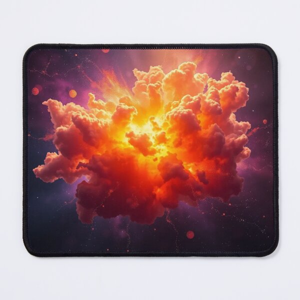Item preview, Nebula Inferno Burst – Fiery Cosmic Explosion Space Art designed and sold by OandSDesigns23.