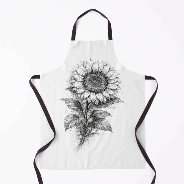 Item preview, Sunflower Sketch – hand drawn pencil illustration designed and sold by Mac Sketches.
