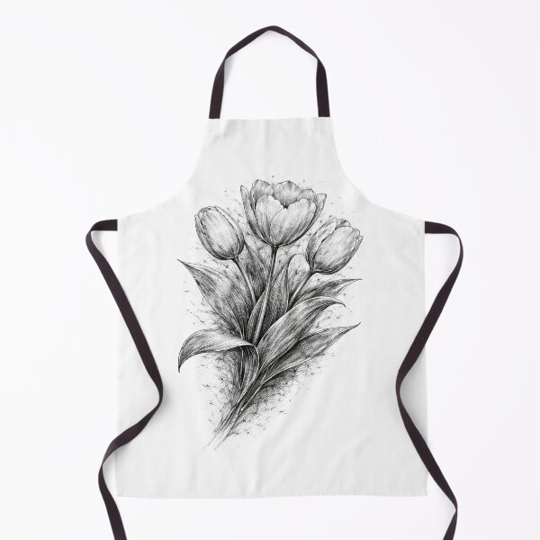 Item preview, Tulip Flower Sketch – hand drawn pencil illustration designed and sold by Mac Sketches.