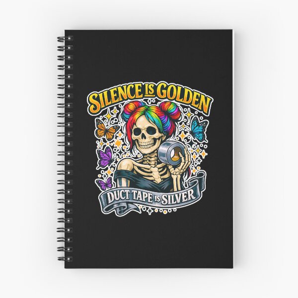 Item preview, Silence Is Golden Duct Tape Is Silver  designed and sold by WoodburyLake.