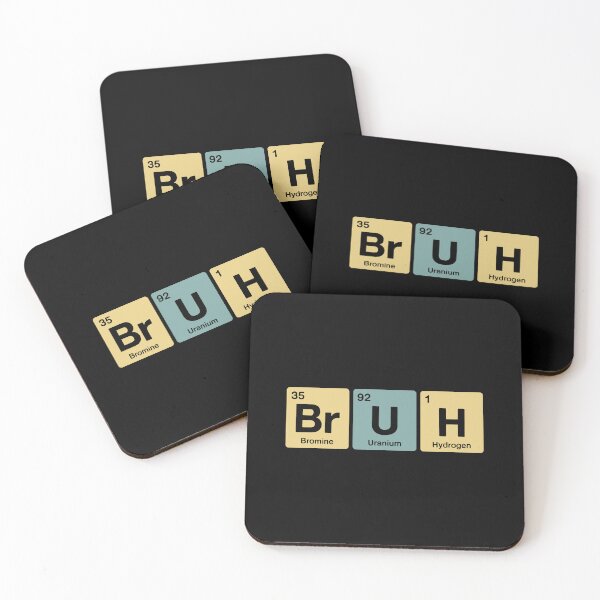 Item preview, Bruh Periodic Elements Wordplay designed and sold by jkrphoto.