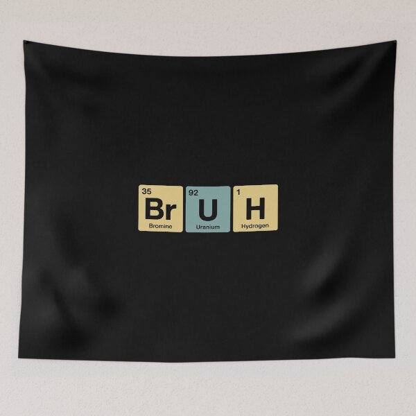 Item preview, Bruh Periodic Elements Wordplay designed and sold by jkrphoto.
