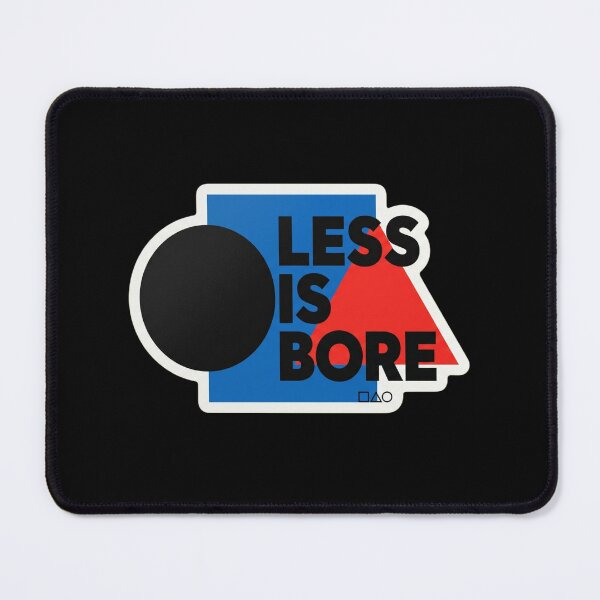 Item preview, Less Is Bore Postmodern Architect Design Humor designed and sold by AkDesign022.