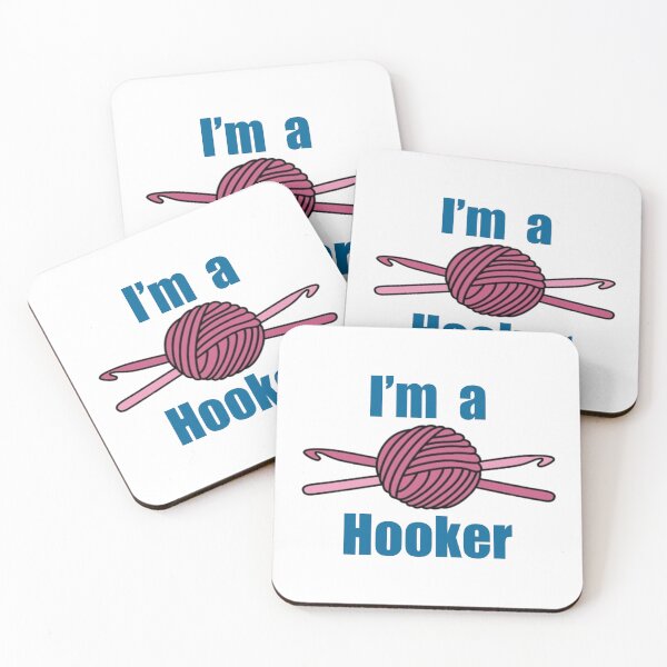 Item preview, Crochet Yarn Bag - I'm A Hooker Funny Gifts for Crocheters designed and sold by merkraht.