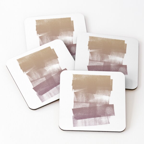 Item preview, Swatch Sample Textured Monoprint - Fawn to Beet Gradient designed and sold by Irene Estelle.