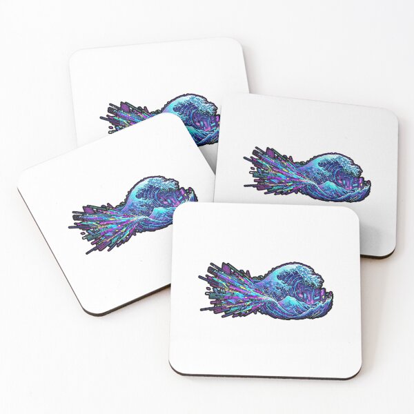 Item preview, Diseño de ondas glitch ciberpunk de Venti designed and sold by Venti waves.