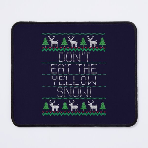Item preview, Yellow Snow Ugly Christmas Sweater designed and sold by Normbot2000.
